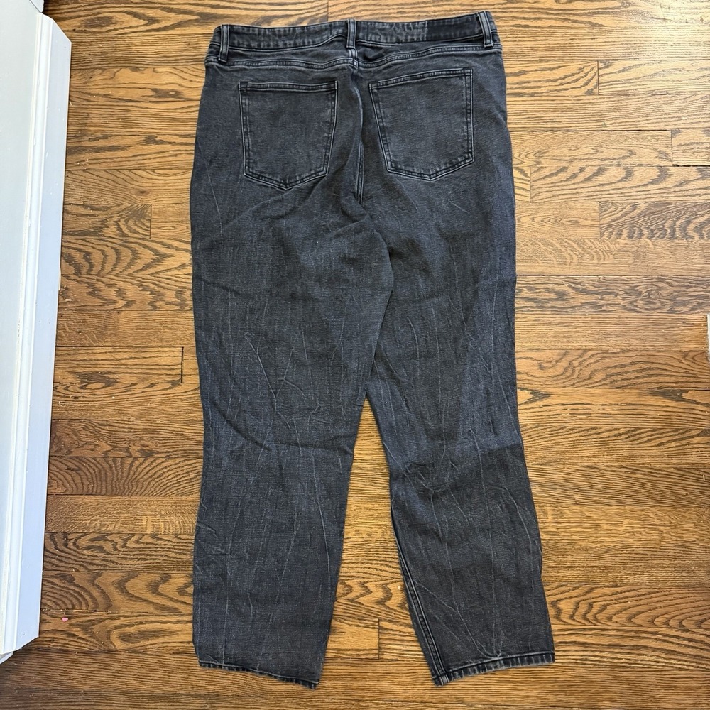 Abercrombie & Fitch Jeans Women's 16 Long The Mom High‎ Rise Black - Picture 5 of 7